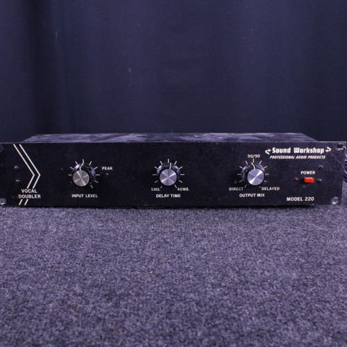 Vist Large View of Product Image Which is Used SOUND WORKSHOP MODEL 220 VOCAL DOUBLER Rackmount Recording Device