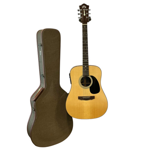 Vist Large View of Product Image Which is Used Guild GAD-50 WOHSC Laminate Top Acoustic Guitar Wood