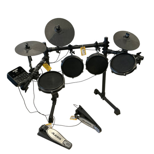 Vist Large View of Product Image Which is Used Alesis TURBO MESH KIT W/9VDC Electronic Drum Kit