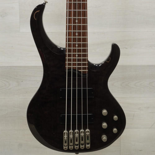 Vist Large View of Product Image Which is Used Ibanez BTB405QM Bass Guitar Black 5-String