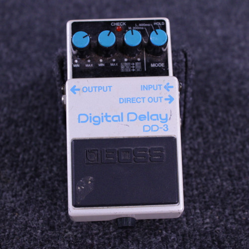 Vist Large View of Product Image Which is Used Boss DD-3 DIGITAL DELAY 1988 MIJ Long Chip Delay Pedal