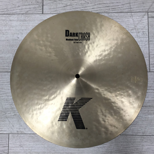 Vist Large View of Product Image Which is Used Zildjian K 16" Dark Medium Thin Crash Cymbal