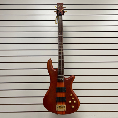 Vist Large View of Product Image Which is Used Schecter STILETTO STUDIO 4 Modern Metal Bass Guitar Natural 4-String