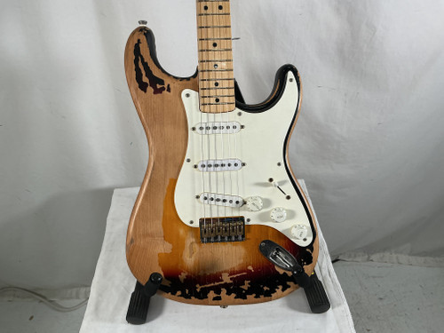 Vist Large View of Product Image Which is Used Squier PARTSCASTER CUSTOM 50S PICKUPS S Type Electric Guitar Sunburst 6-String