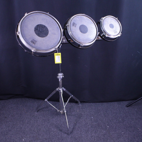 Vist Large View of Product Image Which is Used Remo ROTO TOMS 6-8-10 W/STAND Percussion Instrument