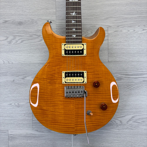 Vist Large View of Product Image Which is Used Paul Reed Smith - PRS SE SANTANA MIK 2013 Double Cut Electric Guitar Yellow 6-String