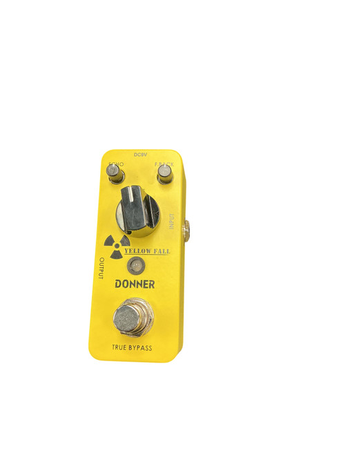 Vist Large View of Product Image Which is Used Donner YELLOW FALL DELAY MINI Delay Pedal