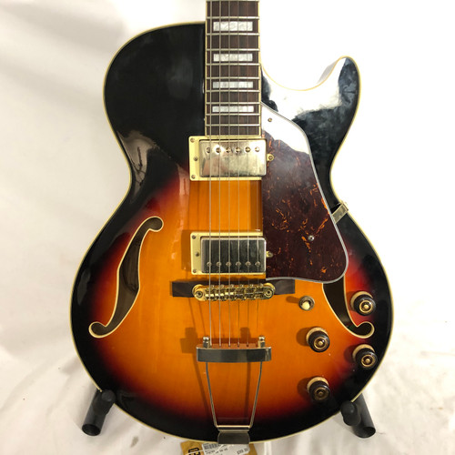 Vist Large View of Product Image Which is Used Ibanez AG75G-BS 5B-05 Semi-Hollow Electric Guitar Sunburst 6-String