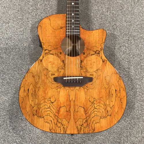 Vist Large View of Product Image Which is Used LUNA GYPSY EXOTIC SPALT GC Acoustic-Electric Guitar