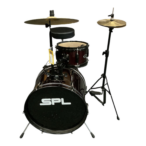 Vist Large View of Product Image Which is Used SPL JUNIOR KICKER 2 PIECE PARTIAL SET Drum Shells and Hardware Red
