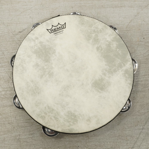 Vist Large View of Product Image Which is Used Remo Fiberskyn Double Row Tambourine