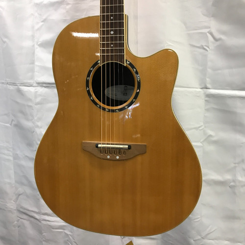 Vist Large View of Product Image Which is Used Ovation 2171 ULTRA Vintage Solid Top Acoustic Guitar Natural