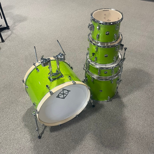 Vist Large View of Product Image Which is Used DIXON SPARK 5PC Drum Shells - KEY LIME SPARKLE