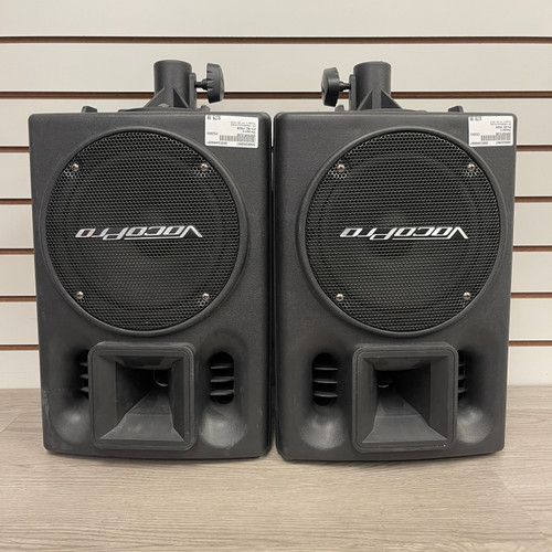 Vist Large View of Product Image Which is Used Vocopro PV-02 PAIR Powered Full Range Speaker Cabinet