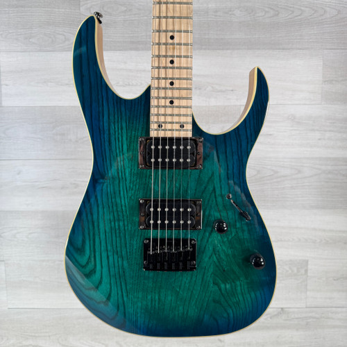Vist Large View of Product Image Which is Used Ibanez RG421AHM Electric Guitar - Blue Moon Burst - AS IS - Read Description