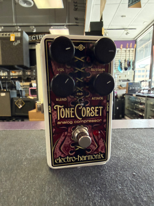 Vist Large View of Product Image Which is Used Electro Harmonix (E/H) TONE CORSET Compressor Pedal