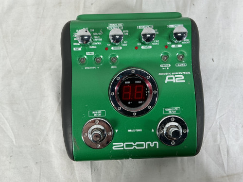 Vist Large View of Product Image Which is Used Zoom A-2 ACOUSTIC MULTI FX + PS Multi-FX Pedal