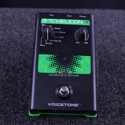 Vist Large View of Product Image Which is Used TC Helicon D1 VOICETONE DETUNE DOUBLER Pro Sound Effects Unit