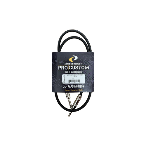 Vist Large View of Product Image Which is New HORIZON 3' 18 GAUGE COMMERCIAL SPEAKER CABLE 1/4" - 1/4"