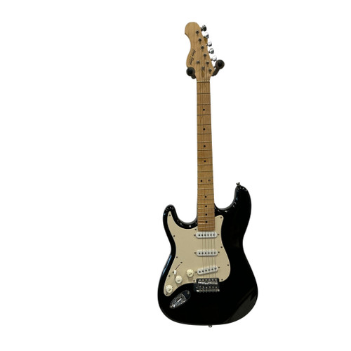 Vist Large View of Product Image Which is Used MIAMI STREET GUITAR COMPANY S Type Electric Guitar Black 6-String