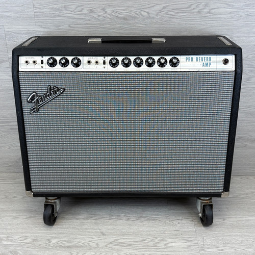 Vist Large View of Product Image Which is Used Fender PRO REVERB 1976 -BLACKFACE MOD/SPRKS Vintage Tube Guitar Combo