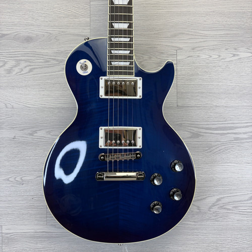 Vist Large View of Product Image Which is Used Gibson LES PAUL STANDARD LE LP Type Electric Guitar Blue 6-String