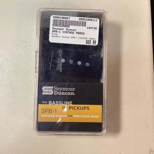 Vist Large View of Product Image Which is Used Seymour Duncan SPB-1 VINTAGE PBASS Guitar Pickup
