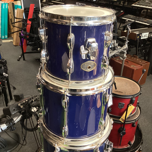 Vist Large View of Product Image Which is Used Tama ROCKSTAR 5 PC Drum Shell Kit Blue