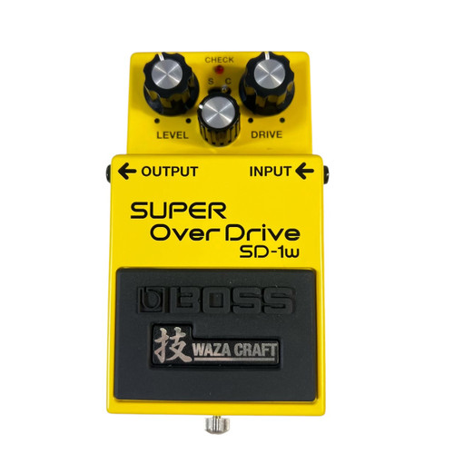 Vist Large View of Product Image Which is Used Boss SD-1W Waza Craft Super OverDrive Guitar Effects Pedal