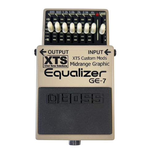 Vist Large View of Product Image Which is Used Boss GE-7 XTS Modded Graphic Equalizer Guitar Effects Pedal