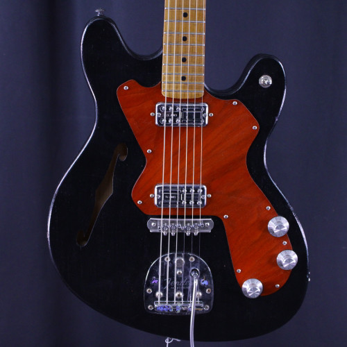 Vist Large View of Product Image Which is Used Fender STARCASTER HEAVILY MODDED Semi-Hollow Electric Guitar Black 6-String