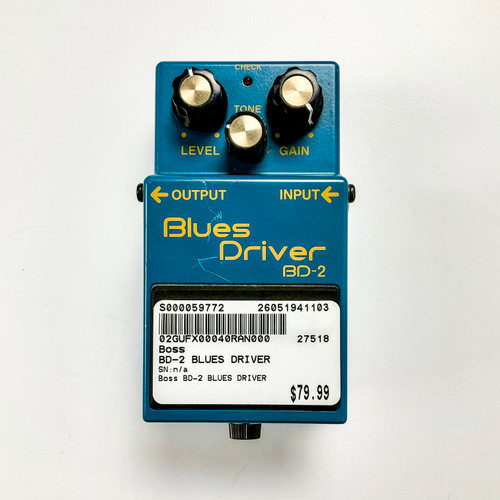Vist Large View of Product Image Which is Used Boss BD-2 Blues Driver Overdrive Pedal