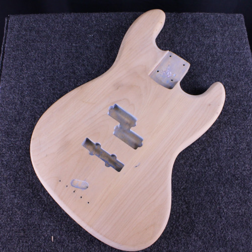Vist Large View of Product Image Which is Used Warmoth P BASS BODY P/J ROUTE P Type Bass Guitar Natural 4-String