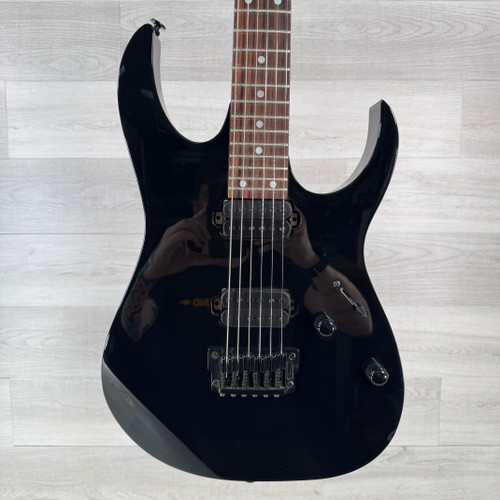 Vist Large View of Product Image Which is Used Ibanez Genesis Collection RG521 Electric Guitar - Black - Made in Japan