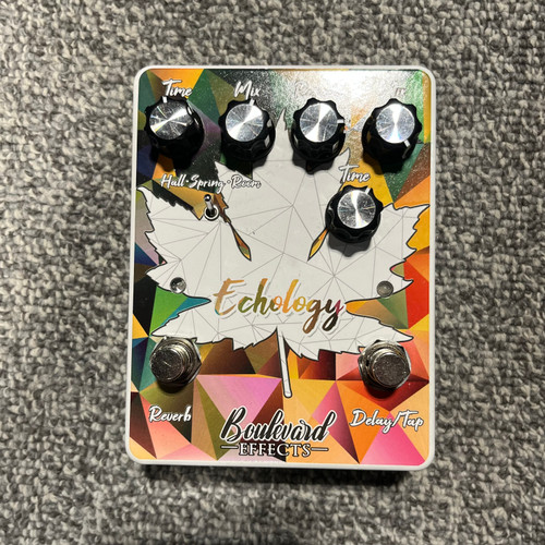 Vist Large View of Product Image Which is Used BOULEVARD EFFECTS ECHOLOGY Guitar Reverb and Delay Pedal