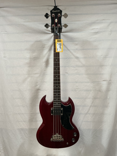 Vist Large View of Product Image Which is Used Epiphone SG BASS Modern Metal Bass Guitar Red 4-String