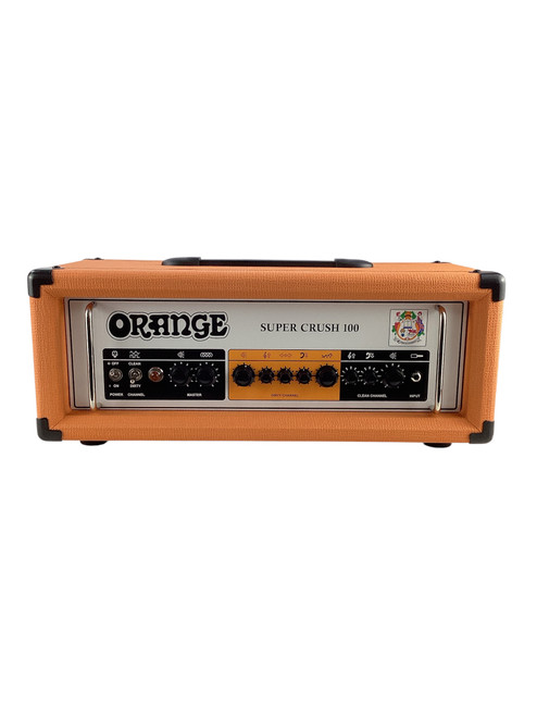 Vist Large View of Product Image Which is Used Orange Super Crush 100 Solid State Guitar Amp Head 