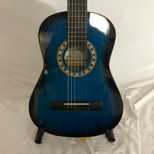 Vist Large View of Product Image Which is Used Caraya C-34BLS Laminate Top Acoustic Guitar Blue
