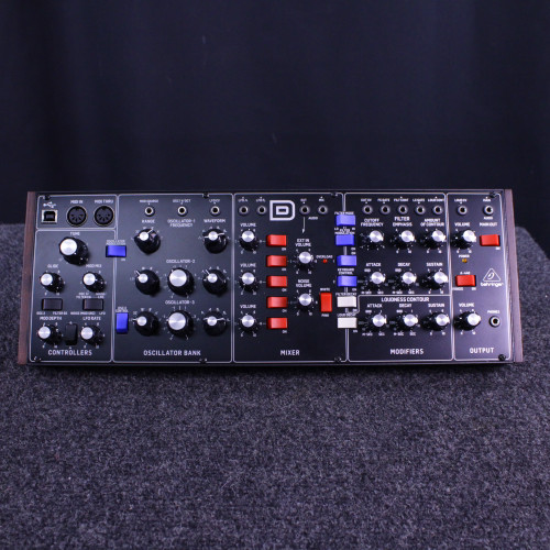 Vist Large View of Product Image Which is Used Behringer MODEL D ANALOG SYNTH Compact Synthesizer Compact