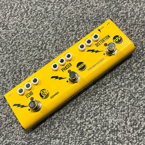Vist Large View of Product Image Which is Used DONNER THIRD MAN TRIPLE THREAT Guitar Multi-FX Pedal