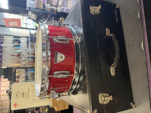 Vist Large View of Product Image Which is Used Ludwig STANDARD LATE 60S SNARE Vintage Wood Snare Drum 14"