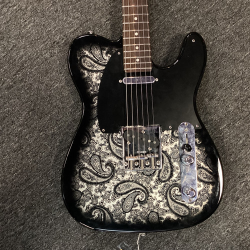 Vist Large View of Product Image Which is Used GFS TELECASTER XGP PAISLEY T Type Electric Guitar Silver Burst 6-String