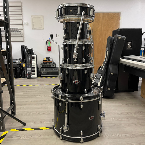 Vist Large View of Product Image Which is Used PDP 5PC Z5 SERIES DRUMS Drum Shell Kit Black