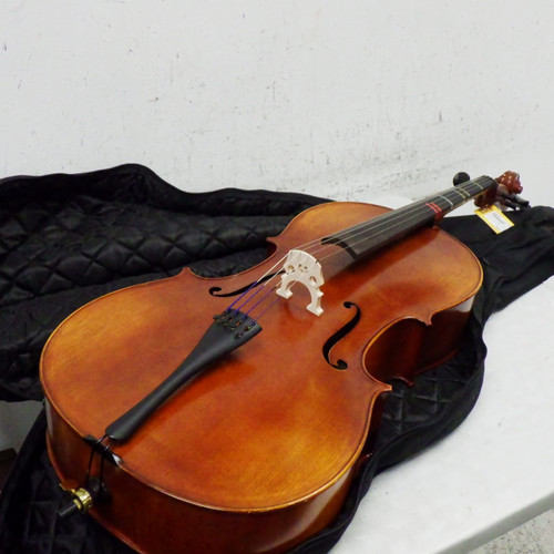 Vist Large View of Product Image Which is Used 4/4 CELLO WITH BAG AND BOW Cello 4/4 Size