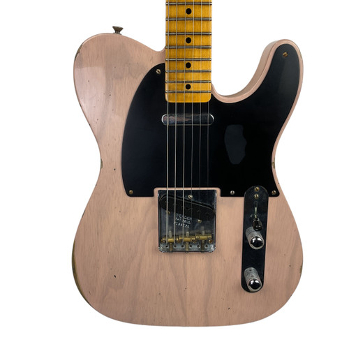 Vist Large View of Product Image Which is Used Fender 2022 FENDER CUSTOM SHOP 52 TELE REL T Type Electric Guitar Pink 6-String