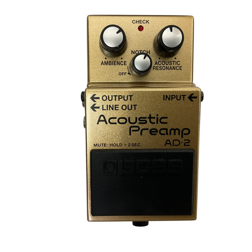 Vist Large View of Product Image Which is Used Boss AD-2 Accoustic PreAmp Pedal