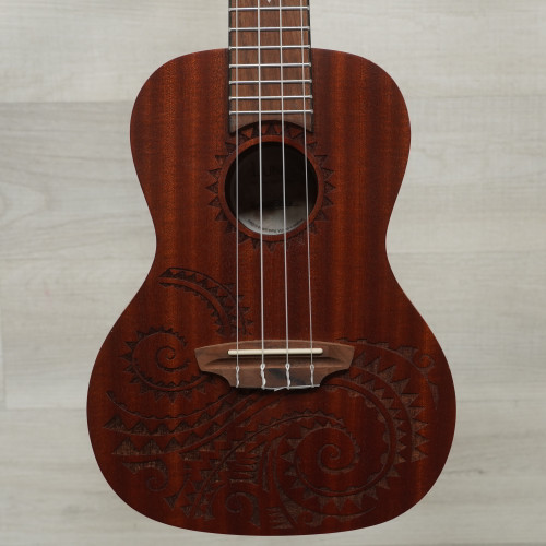Vist Large View of Product Image Which is Used Luna Uke Tc Mah Ukulele Wood