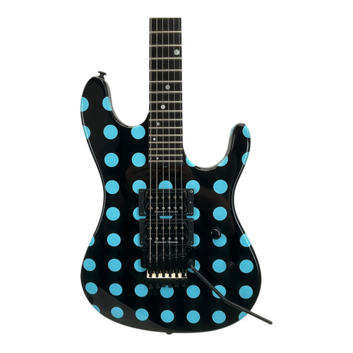 Vist Large View of Product Image Which is Used Kramer Nightswan Blue Polka Dot Electric Guitar Other 6-String