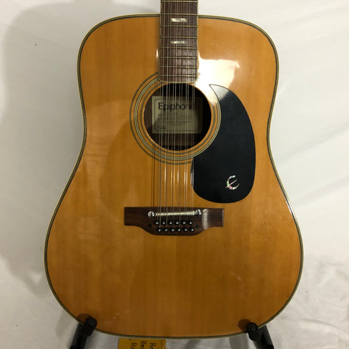 Vist Large View of Product Image Which is Used Epiphone FT-165 BARD-12 Solid Top Acoustic Guitar Natural