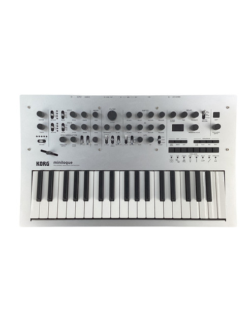 Vist Large View of Product Image Which is Used Korg MINILOGUE Polyphonic Analogue Synthesizer w/AC